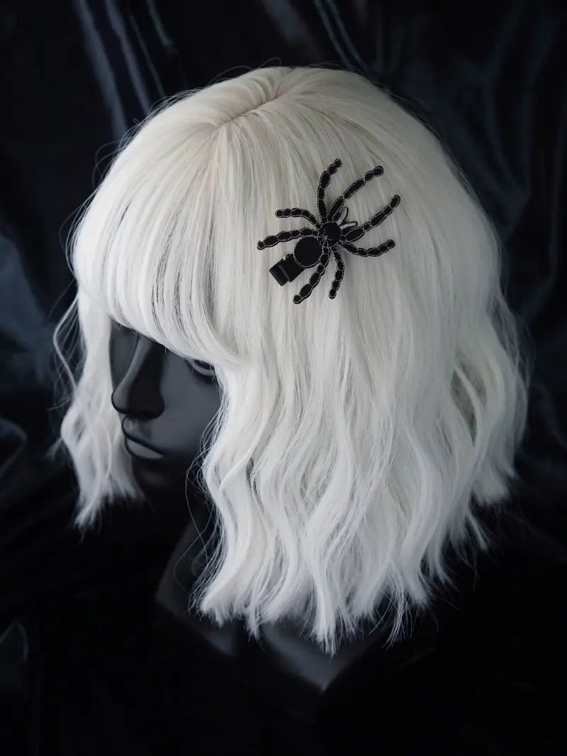 'Trapped' Dark Goth Spider Shape Hair Pins