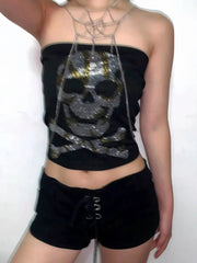 'Trapped' Punk Spider Web  Body Chain