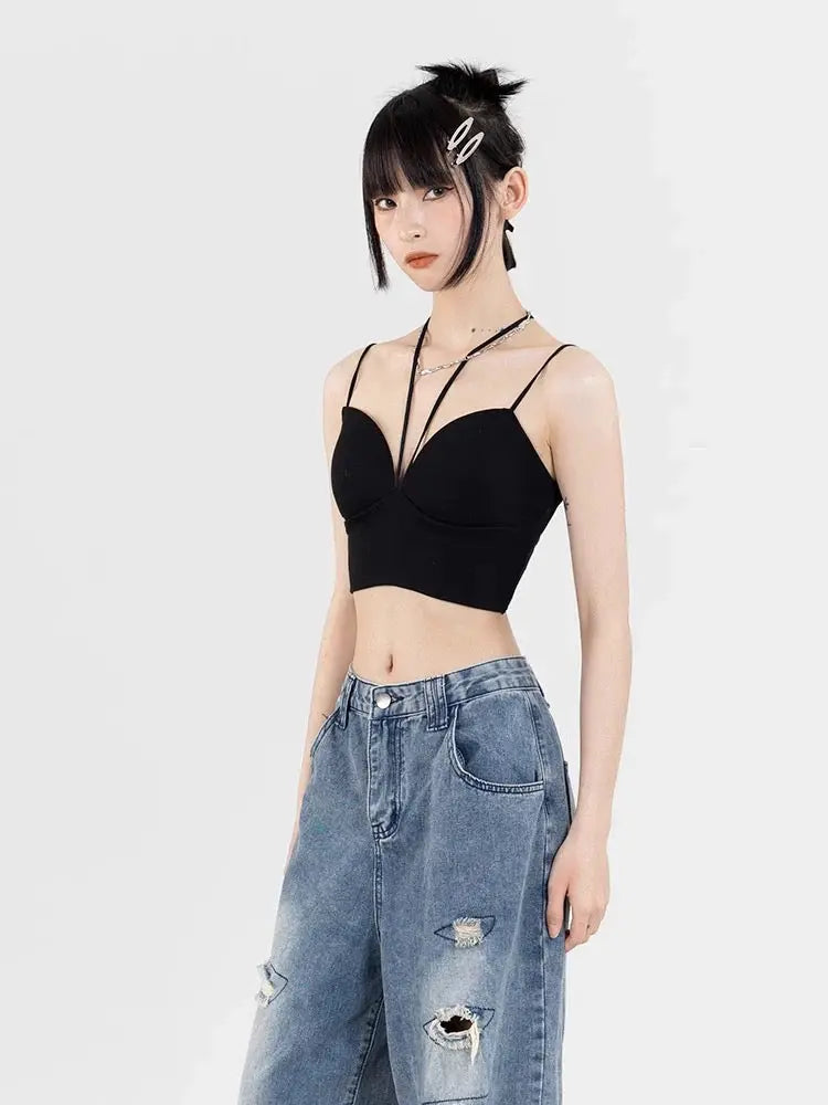 'Tribe' Wasteland Punk Push-up Anti-Slip Cami Top