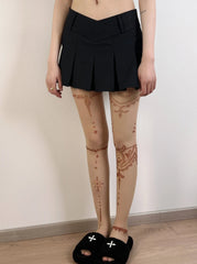 'Tribes' Y2k Summer Totem Henna Tattoo Tights