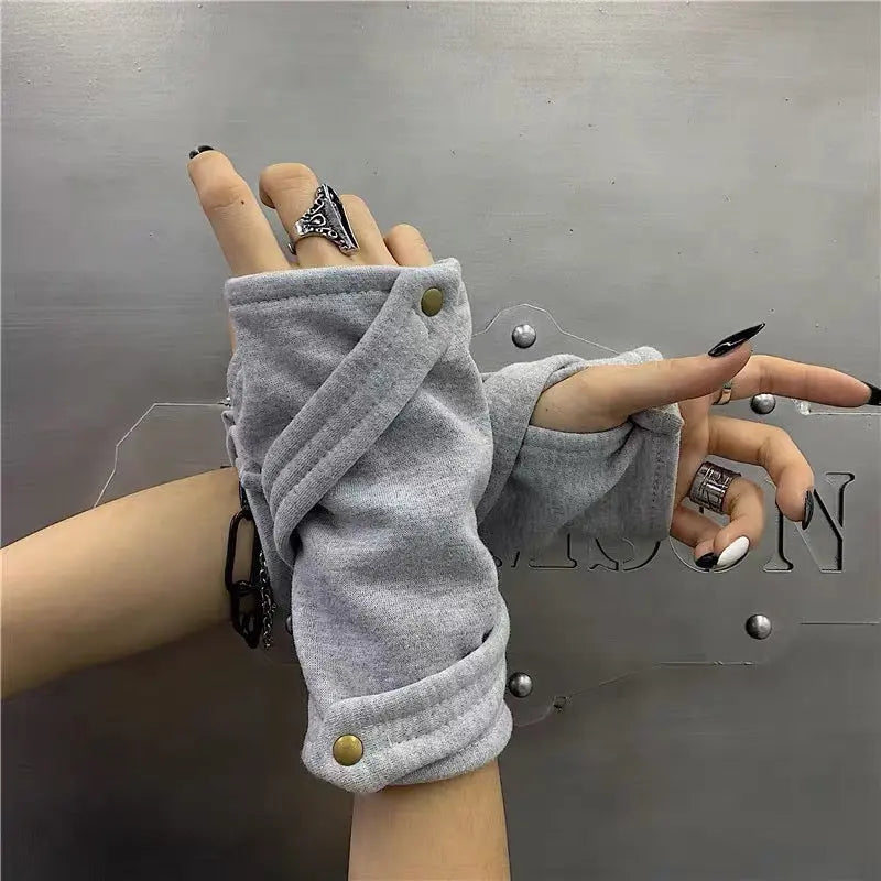 'Universe' Tech-wear Short Wrap Up Gloves