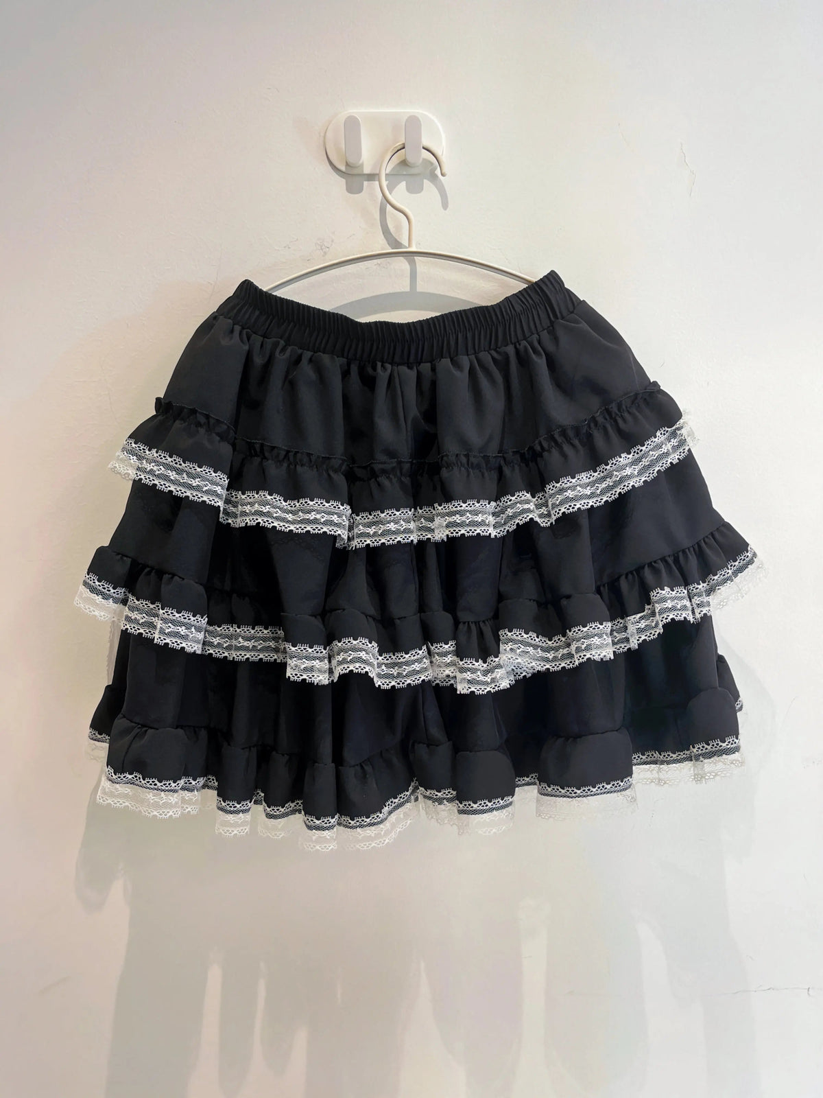 'Pancake' Kawaii Lace Hem Tutu Skirt