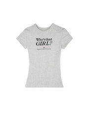 'Who's That Girl' Streetstyle Edgy Prints T Shirts