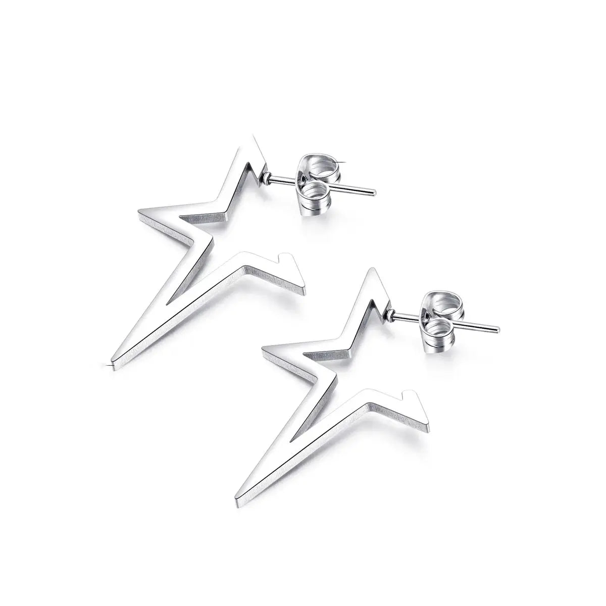 'Yuna' Punk Irregular Hollow-Out Star Earring