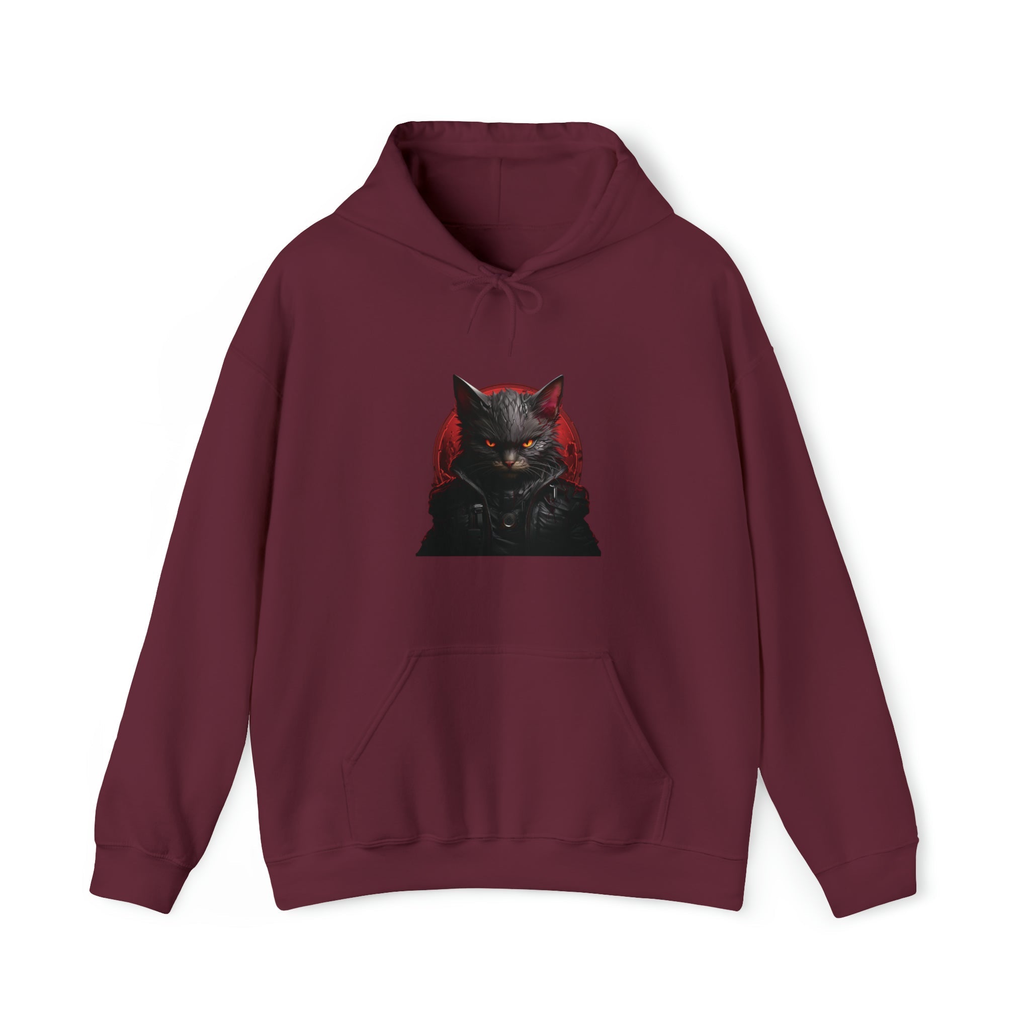 Angry Cat Hooded Sweatshirt - Kaysmar