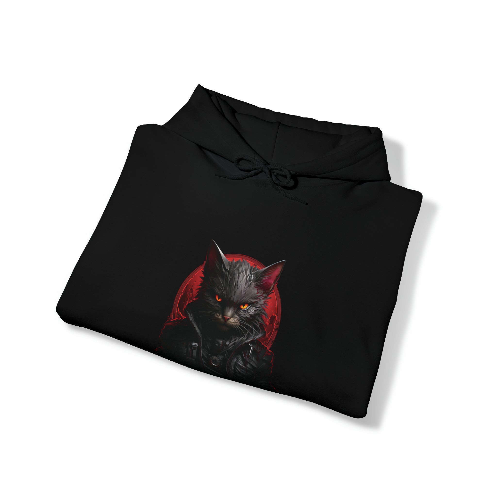 Angry Cat Hooded Sweatshirt - Kaysmar