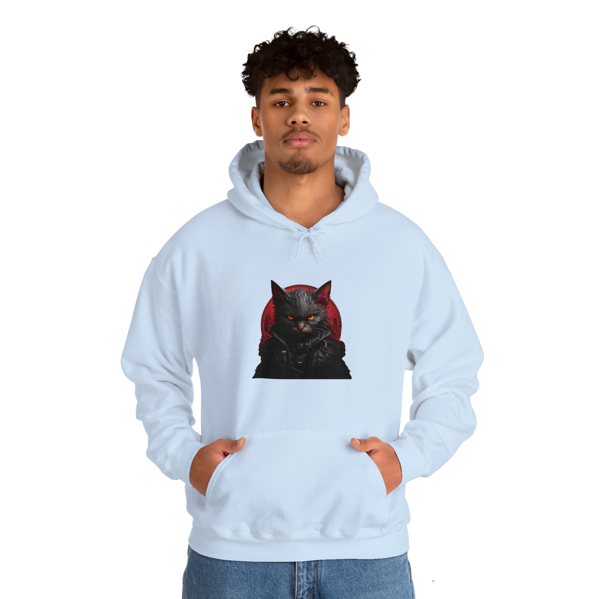 Angry Cat Hooded Sweatshirt - Kaysmar