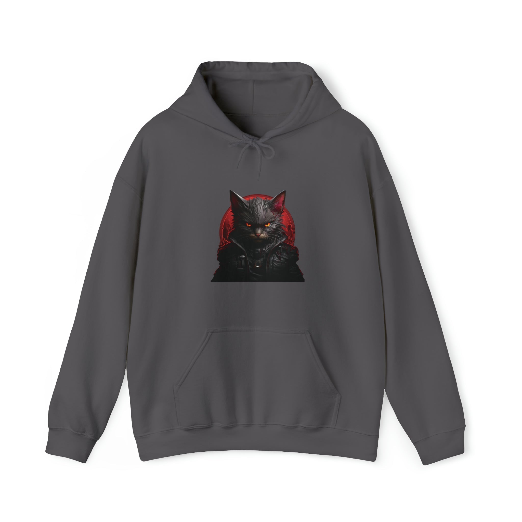 Angry Cat Hooded Sweatshirt - Kaysmar