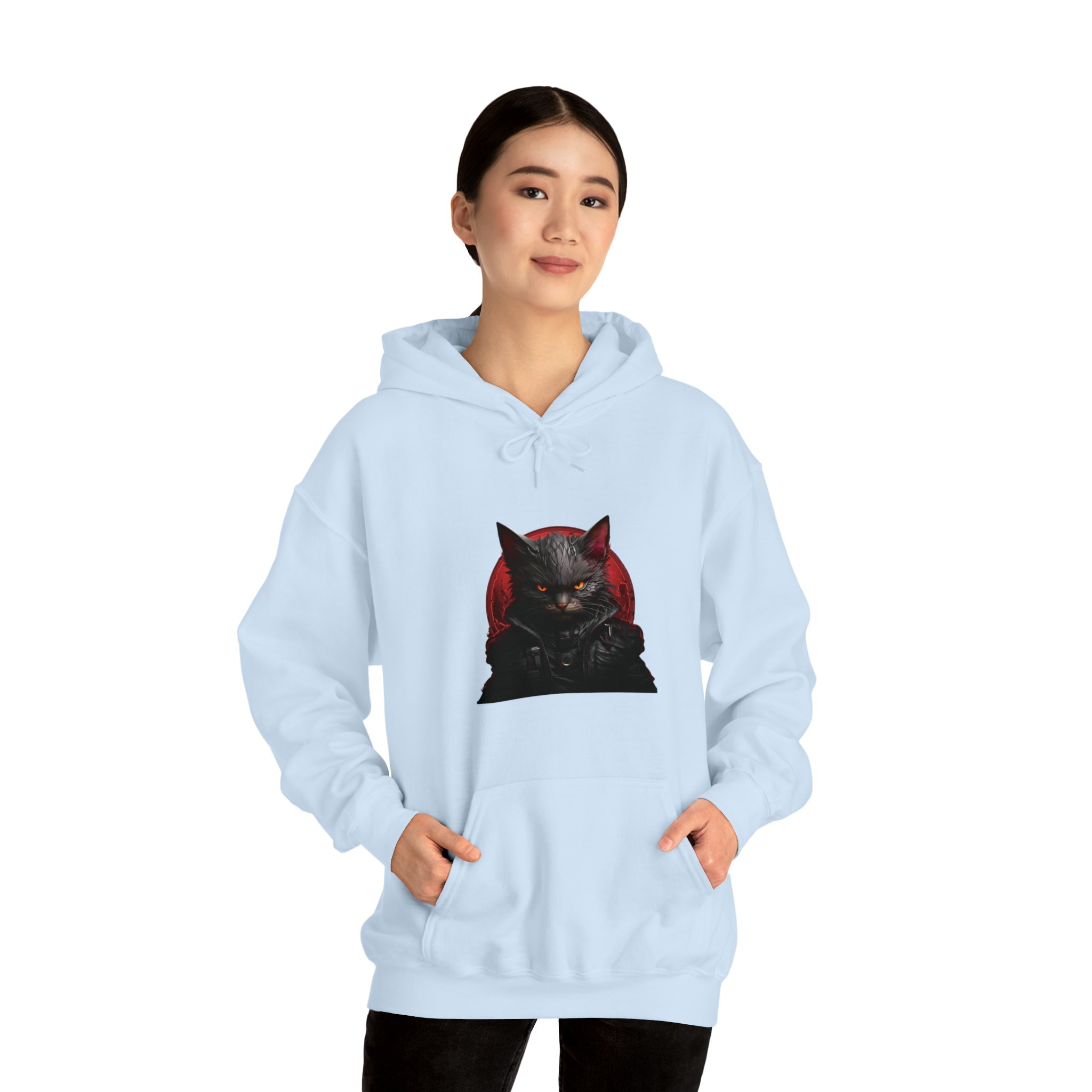 Angry Cat Hooded Sweatshirt - Kaysmar