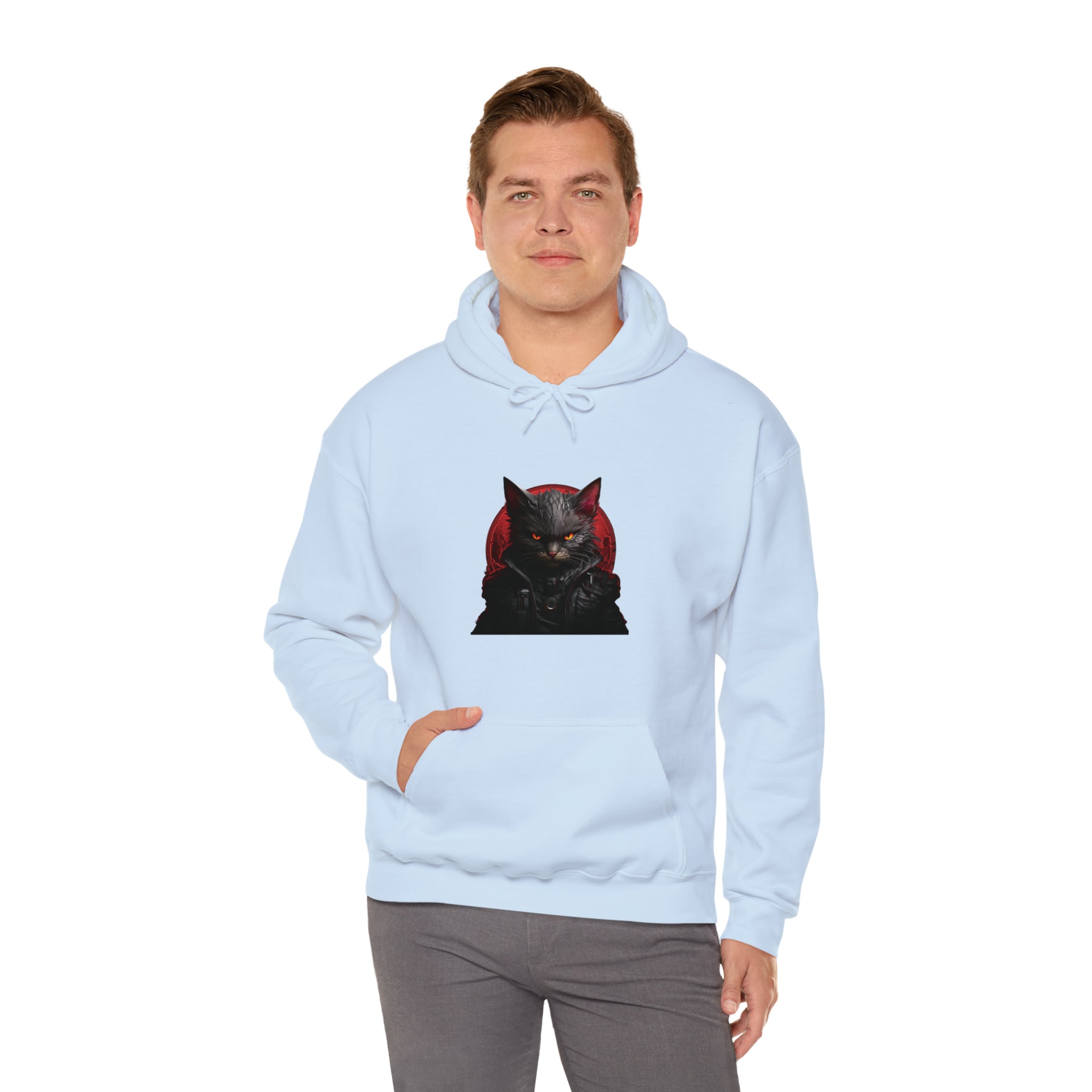 Angry Cat Hooded Sweatshirt - Kaysmar