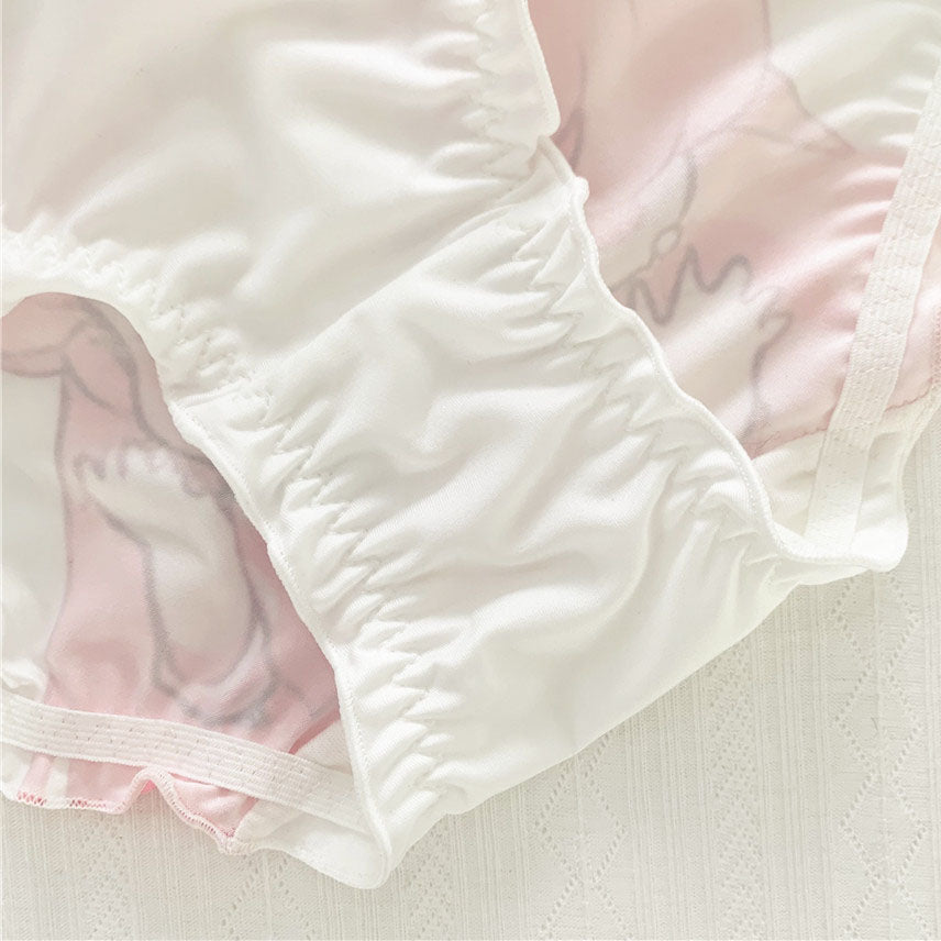 Anime White Ruffle Panties