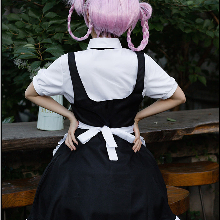 Black And White Maid Dress