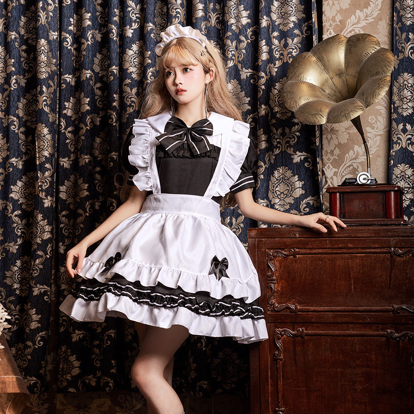 Black Cute Maid Dress