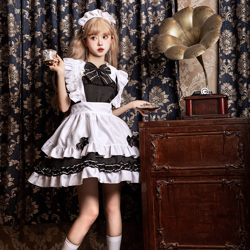 Black Cute Maid Dress