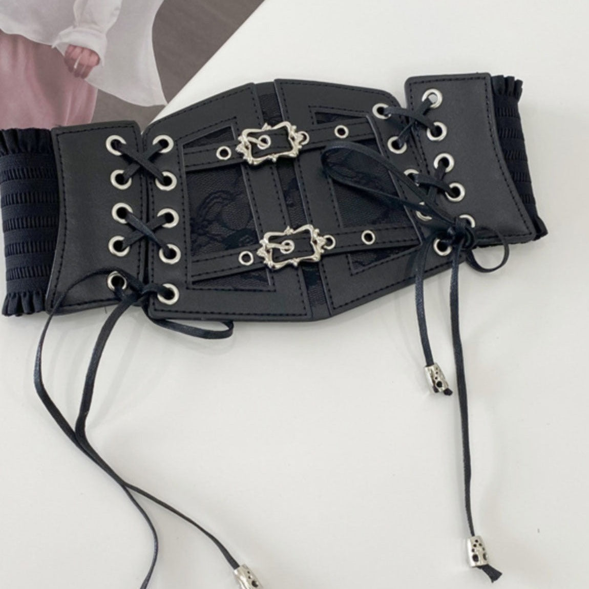 Leather Waist Corset Belt