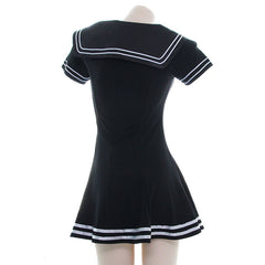 Black Sailor Lingerie Dress