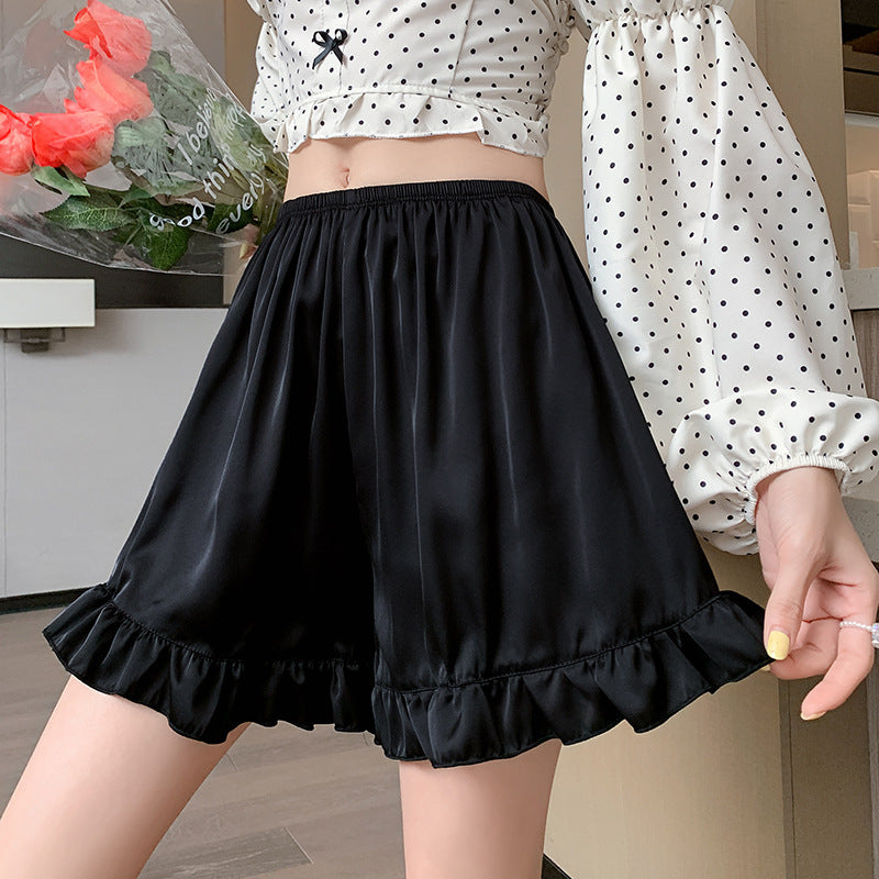 Ruffle Hem Shorts