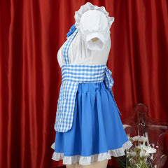 Blue And White Maid Dress Lingerie