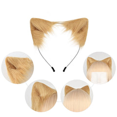 Cat Ears And Tail With Collar Set