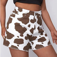 Cow Print Shorts