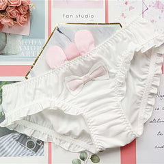 Cute Ruffle Panties With Bunny Ears