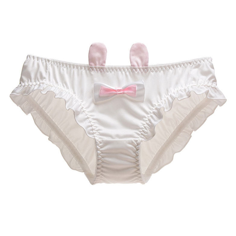 Cute Ruffle Panties With Bunny Ears