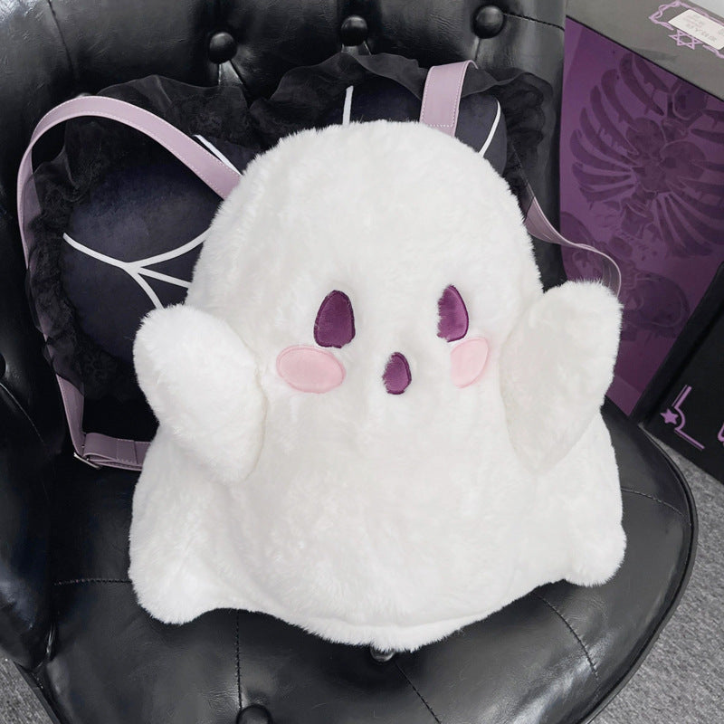 Cute White Ghost Femboy Backsack