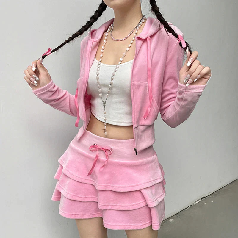 Cutecore Sweet Pink Skirt - Kaysmar