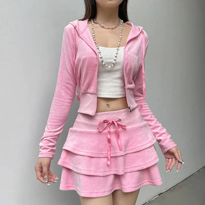 Cutecore Sweet Pink Skirt - Kaysmar