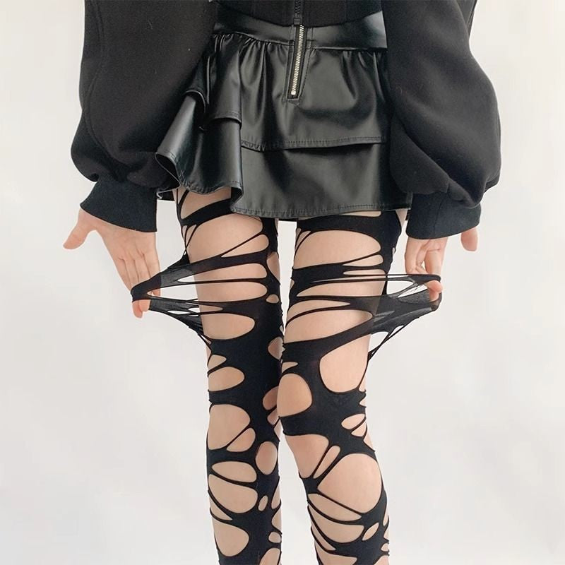 Gothic Ripped Pantyhose