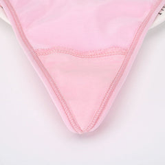 G String Thong Panty With Bowknot