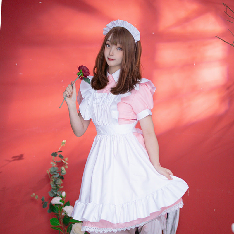 Pink Maid Dress Cosplay