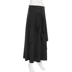 Gothic Black Long Skirts