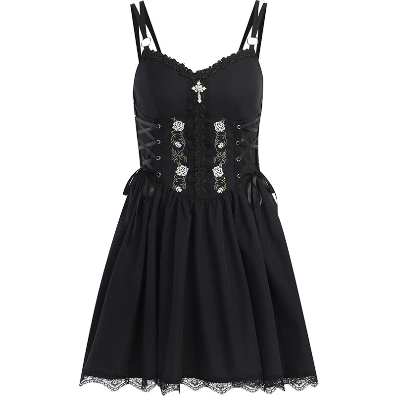 Gothic Black Sundress