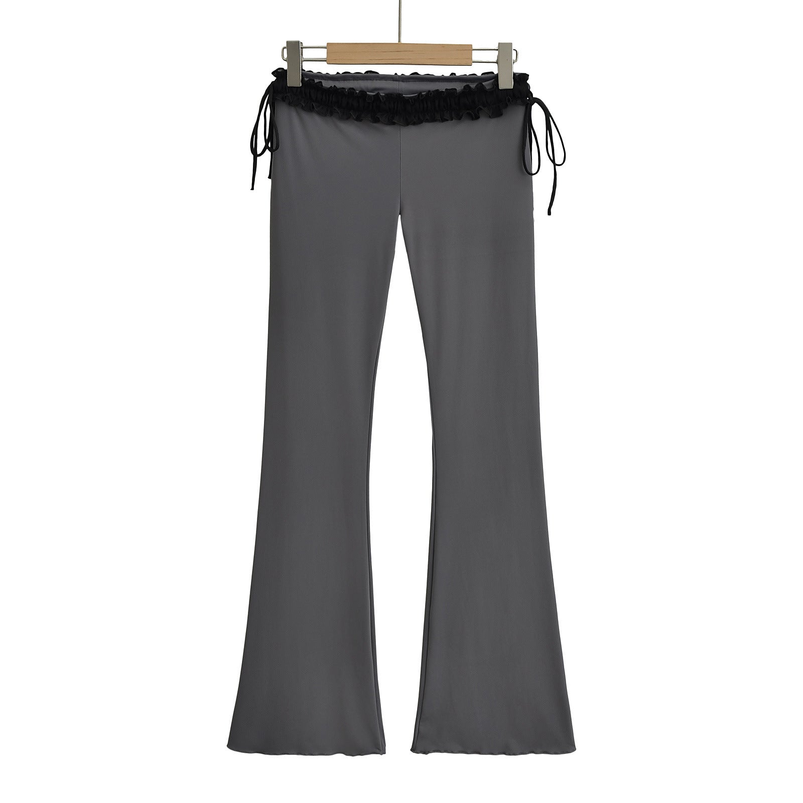 Ruffle Low Waisted Flare Pants