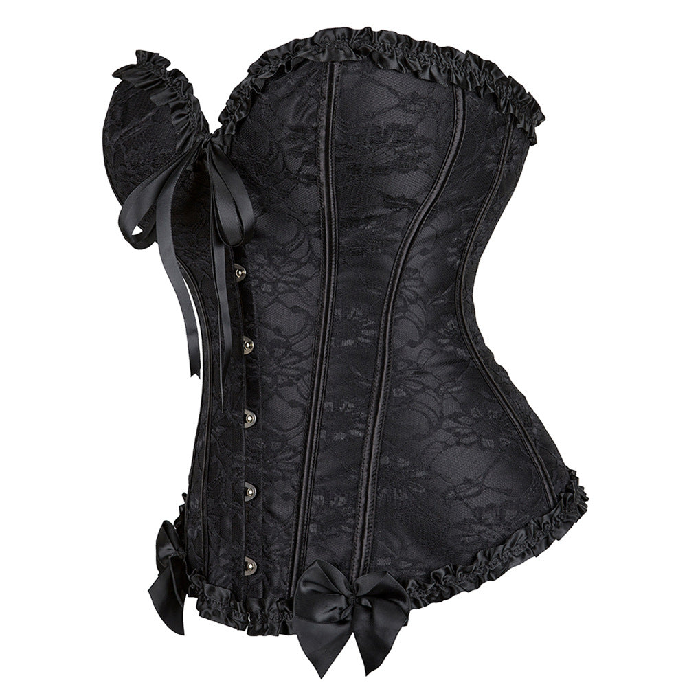 Black Strapless Corset