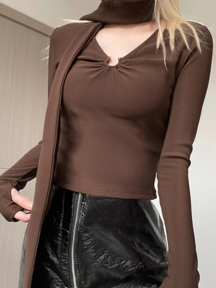 Korean Style Cropped Top