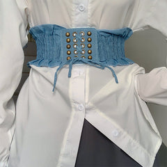 Light Blue Corset Belt