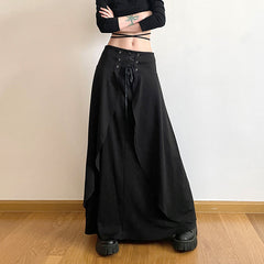 Gothic Black Long Skirts