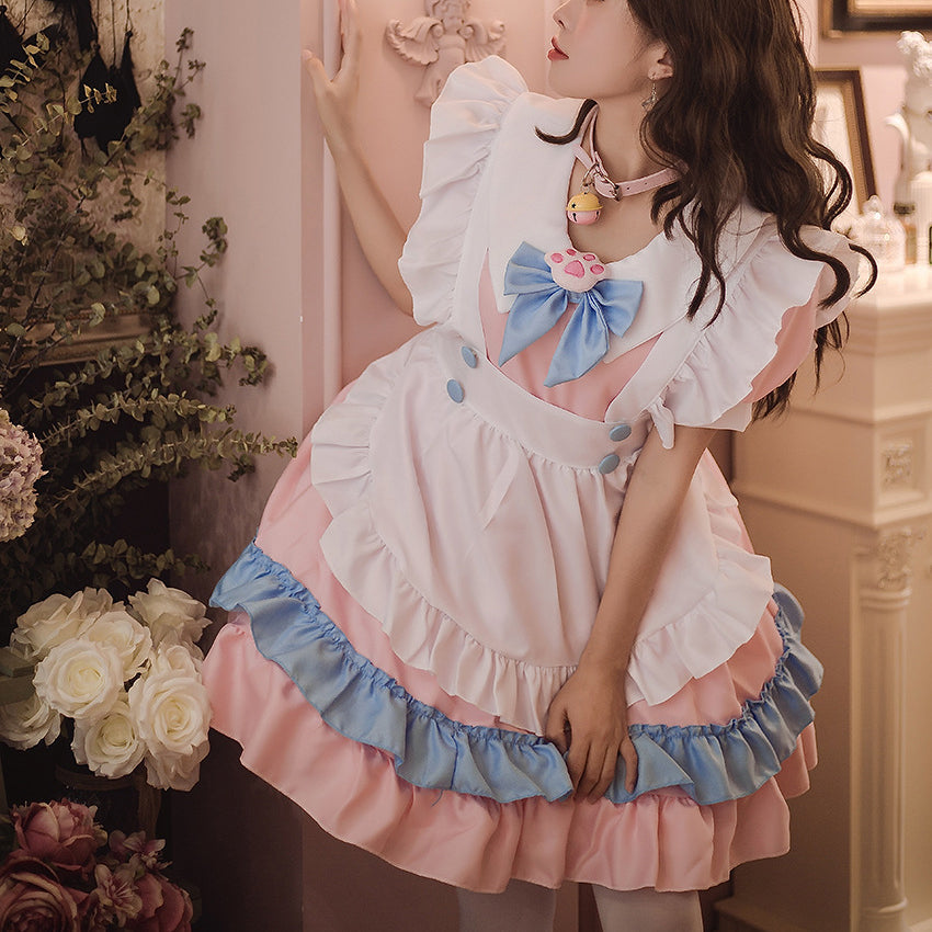 Pastel Pink Maid Dress