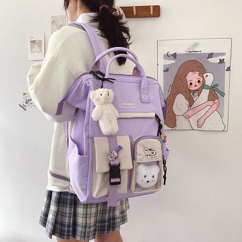 Preppy Purple Backpack