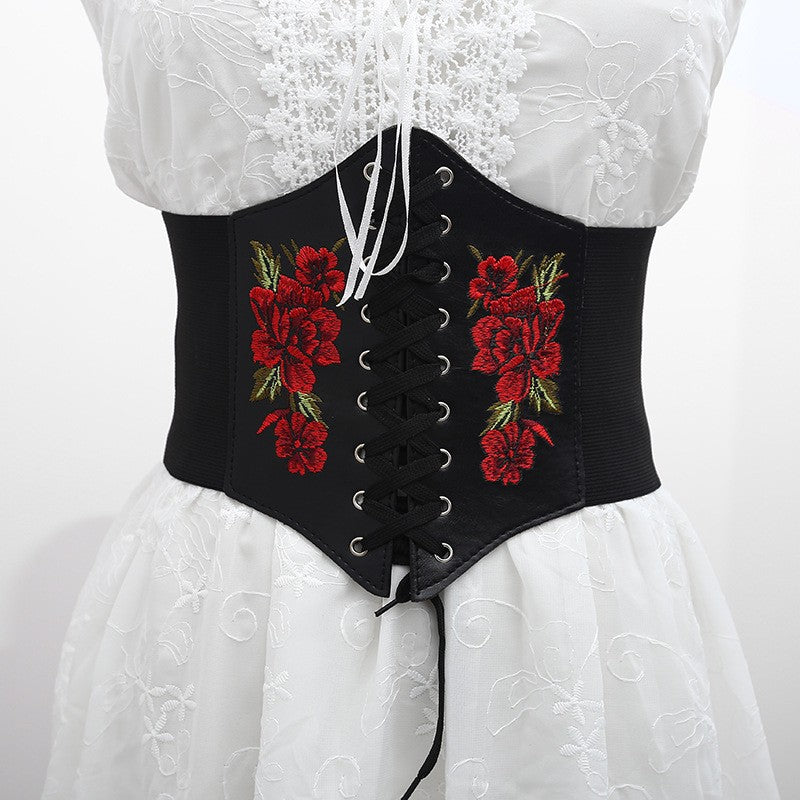 Corset Belt With Butterfly Chain