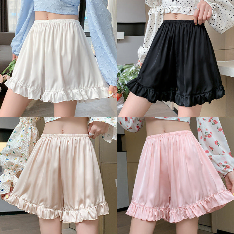 Ruffle Hem Shorts