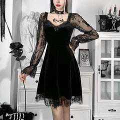 Sexy Black Gothic Dress