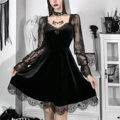 Sexy Black Gothic Dress