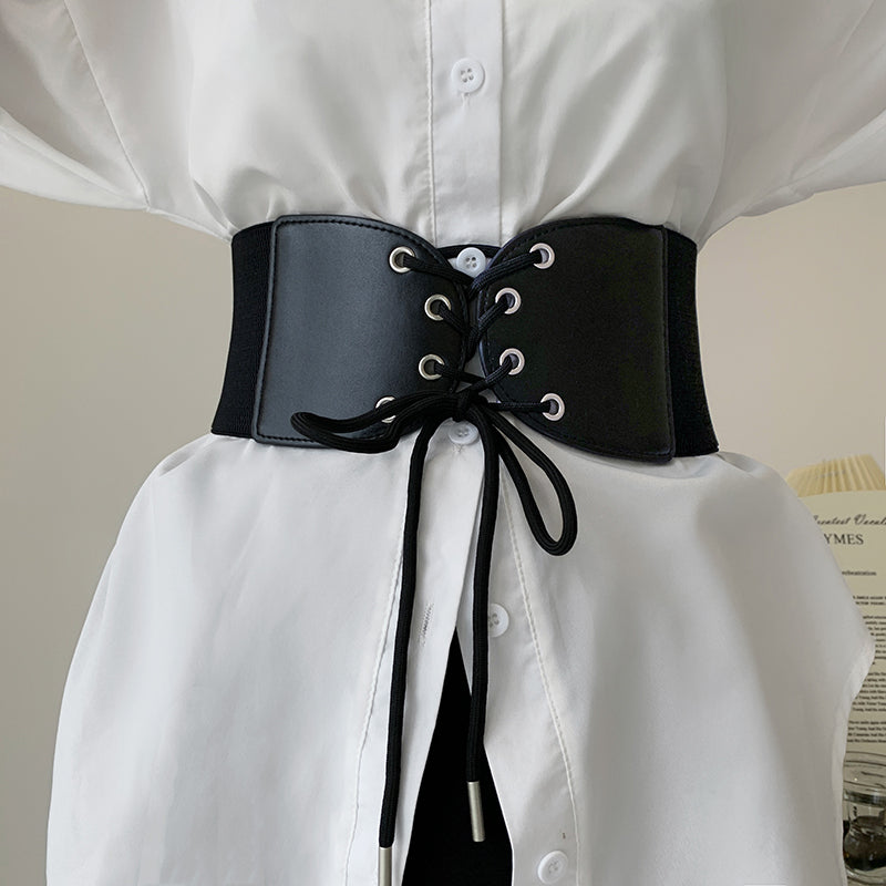 Lace Up Corset Belt