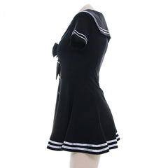 Black Sailor Lingerie Dress