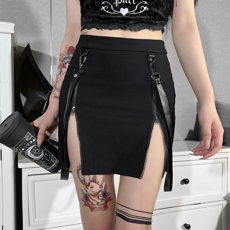 Black Gothic Short Skirt