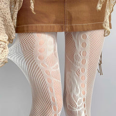 French Lace Pantyhose