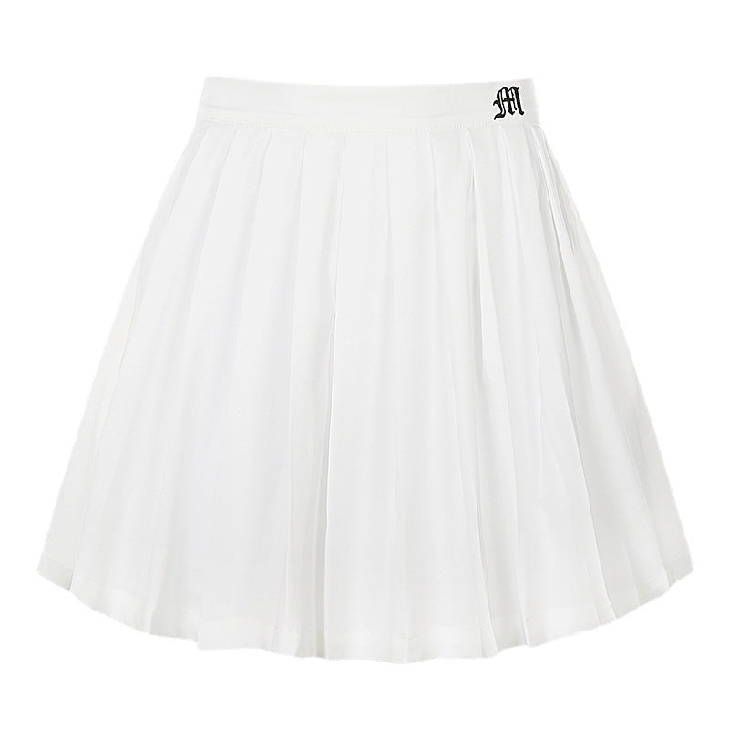 High Waist Pleated Skirt